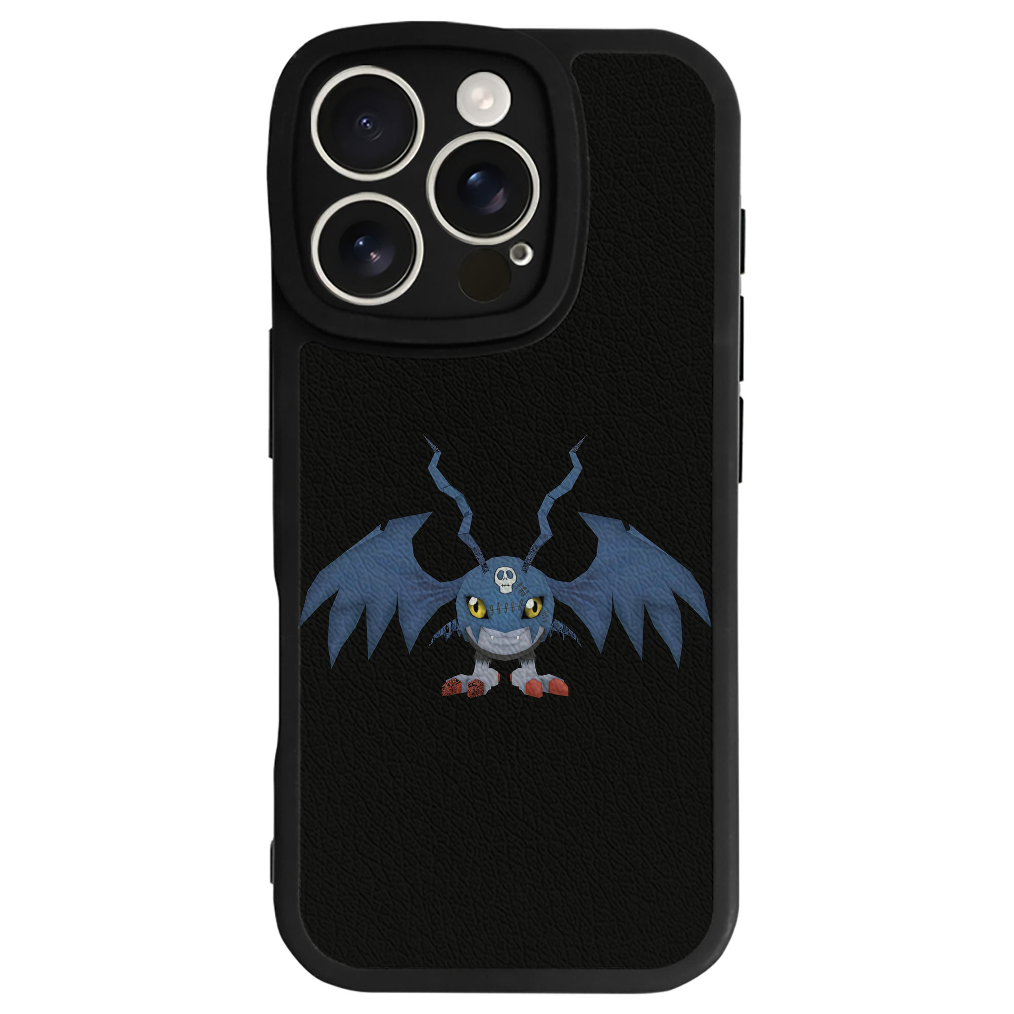 （画像用） Digimon デジタルモンスター/デジモン 【iPhone 16シリーズ対応】シリコンスマホケース（レザー調） 材質：シリコン